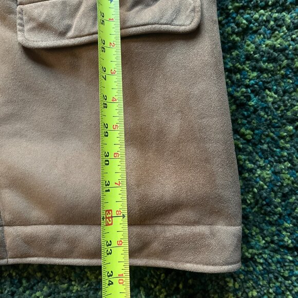 LL Bean Faux Suede Lined Jacket (XL Tall) - Picture 6 of 9